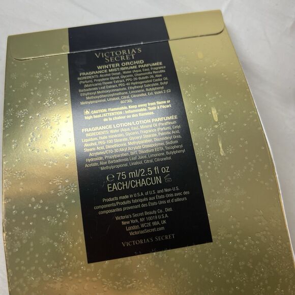 Victoria's Secret Gift Set Winter Orchid 2 Piece Mist & Lotion 2.50z - Picture 3 of 3
